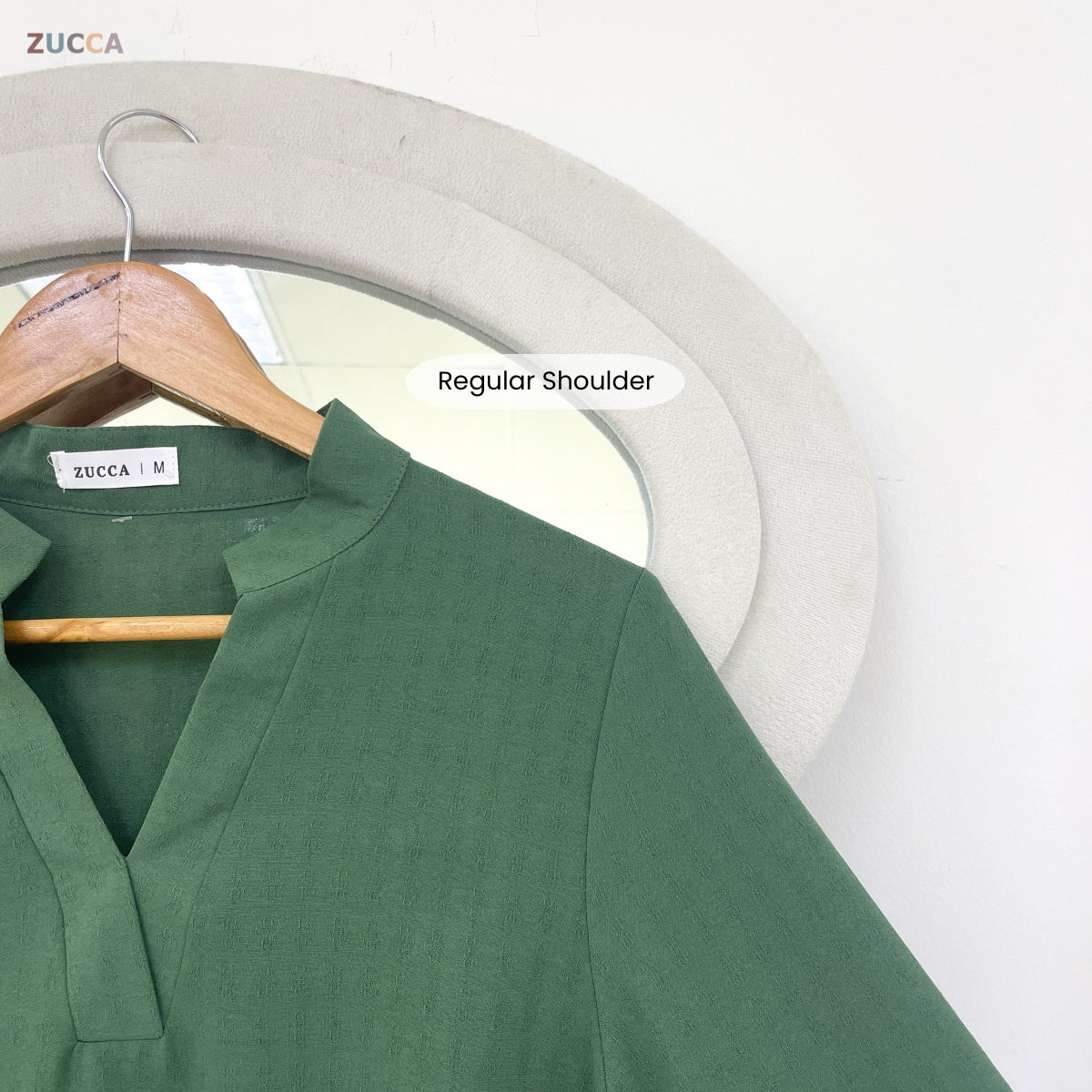 ZUCCA AZIANA KASUAL WOMEN PLAIN BLOUSE LONG SLEEVE - MA180