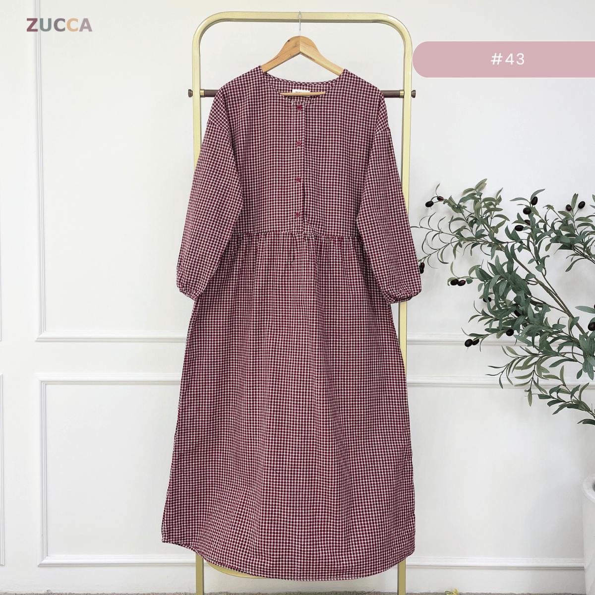 ZUCCA EMILIA SOFT STRIPE MODEST MAXI DRESS-MA181