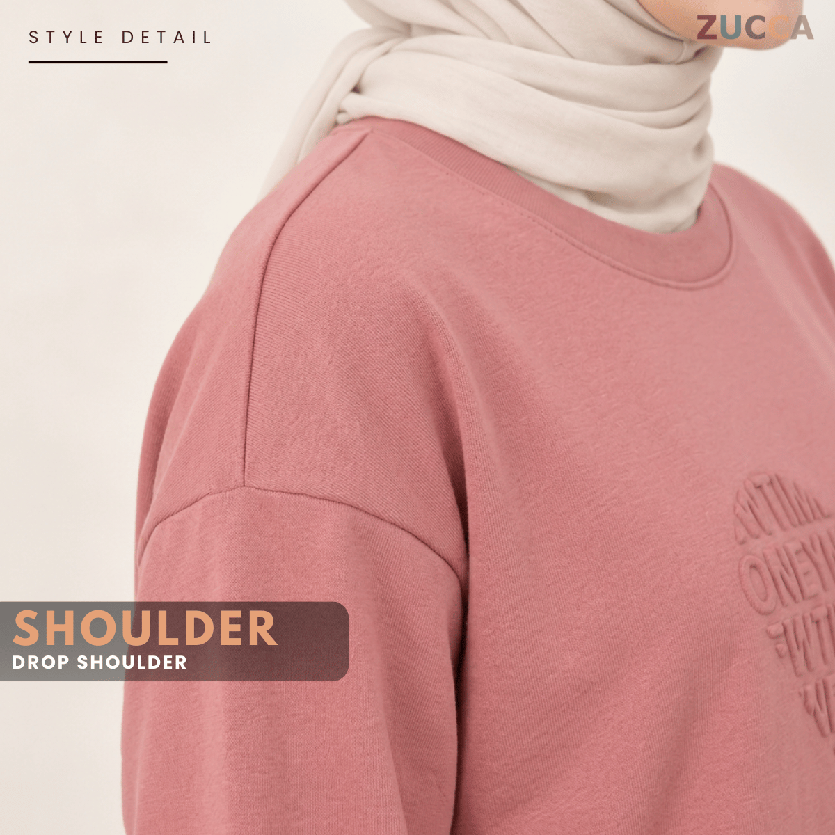 ZUCCA MALIA MINIMAL HEART SHAPE EMBOSSED MODEST TOP - MA183