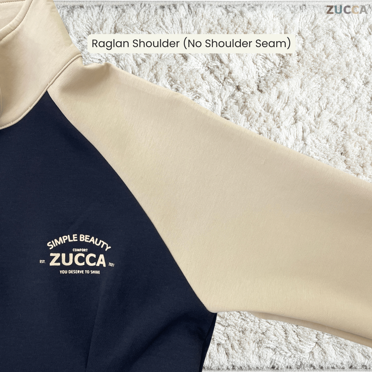 ZUCCA VIVI HALF ZIP LUXE MODEST DRESS ATHLEISURE - MA177