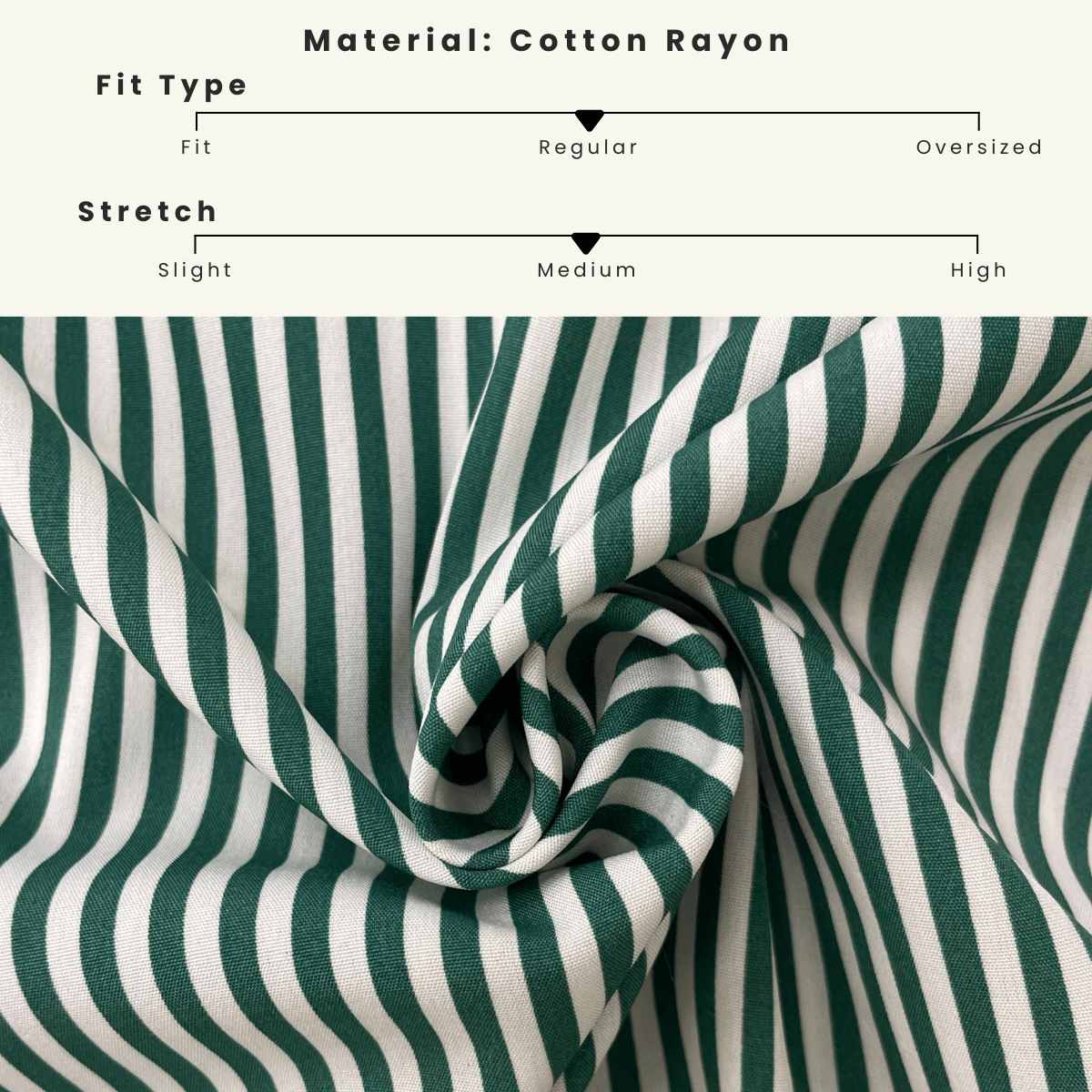 ZUCCA ZALIA MINIMAL STRIPED MODEST BLOUSE-MA195