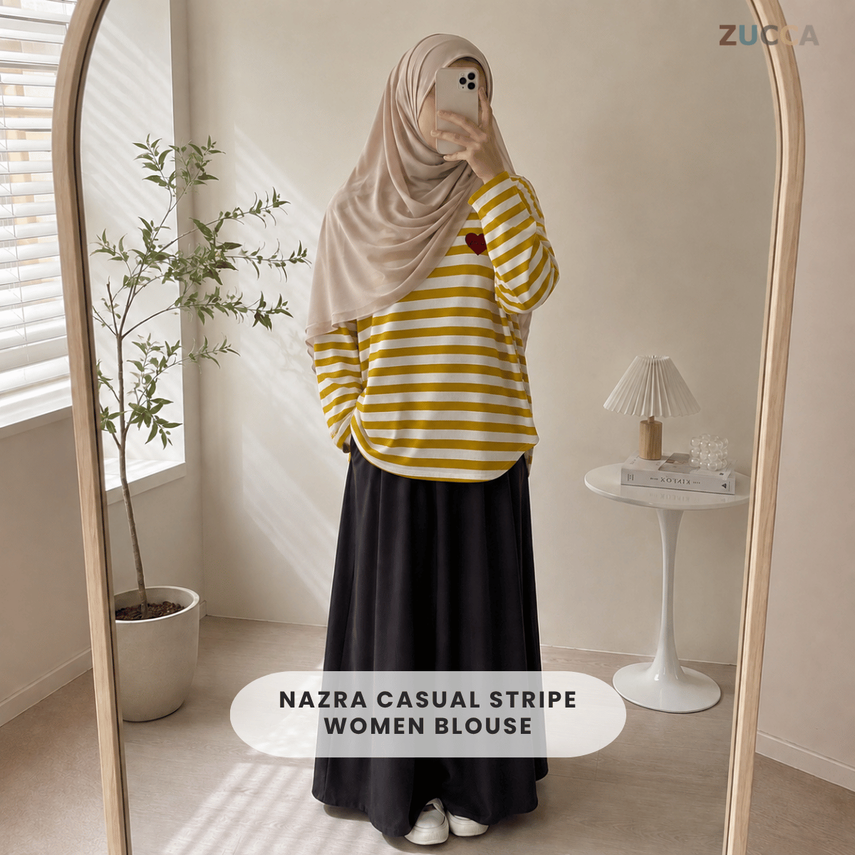 ZUCCA NAZRA CASUAL STRIPE WOMEN BLOUSE - MA200