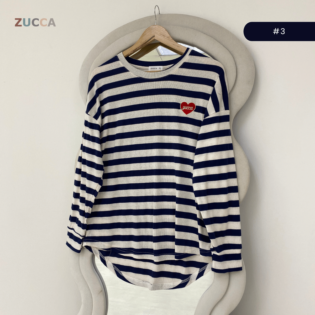 ZUCCA NAZRA CASUAL STRIPE WOMEN BLOUSE - MA200