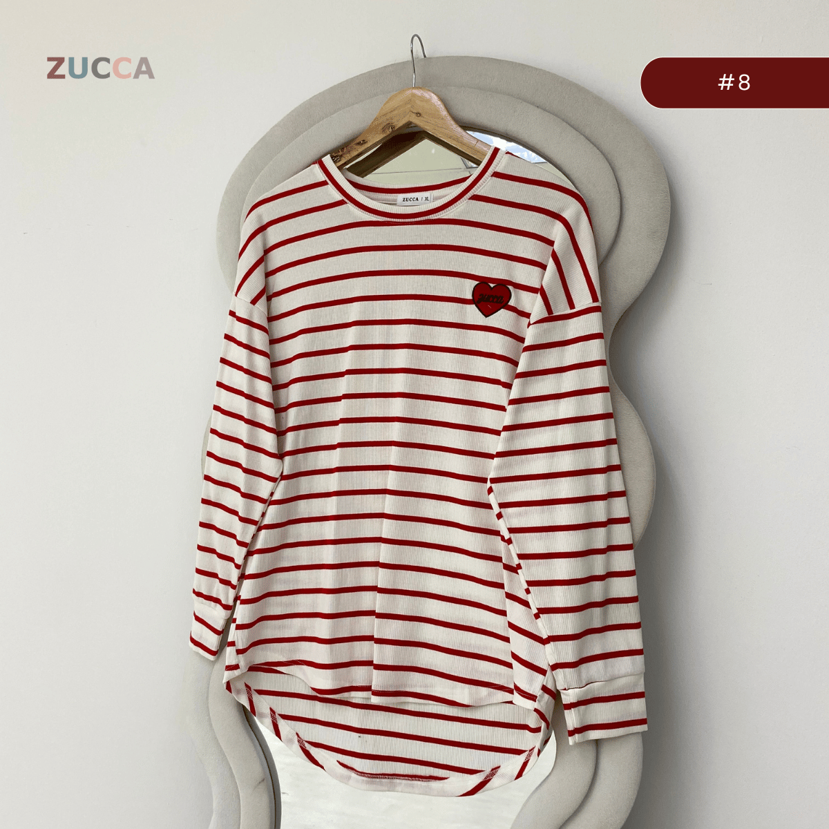 ZUCCA NAZRA CASUAL STRIPE WOMEN BLOUSE - MA200