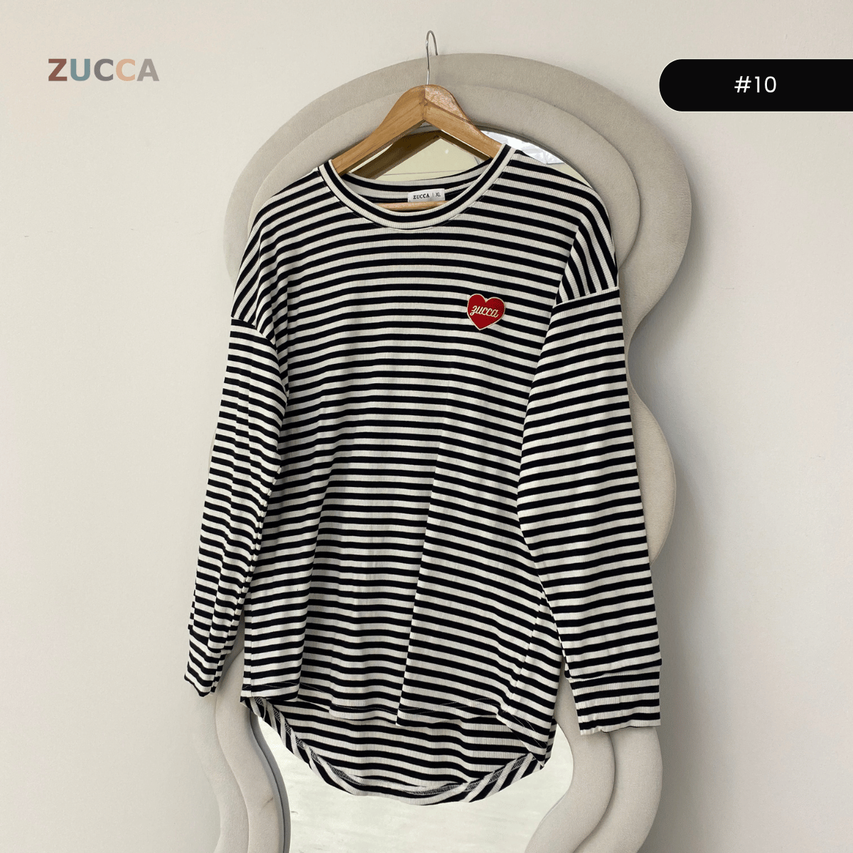 ZUCCA NAZRA CASUAL STRIPE WOMEN BLOUSE - MA200