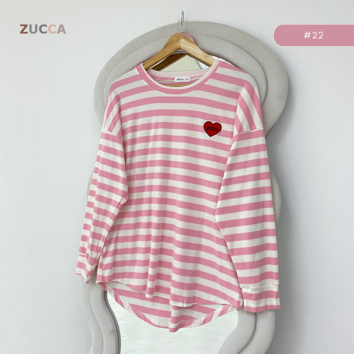 ZUCCA NAZRA CASUAL STRIPE WOMEN BLOUSE - MA200