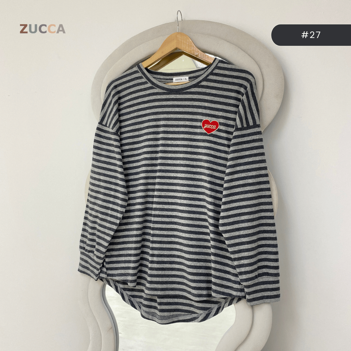 ZUCCA NAZRA CASUAL STRIPE WOMEN BLOUSE - MA200