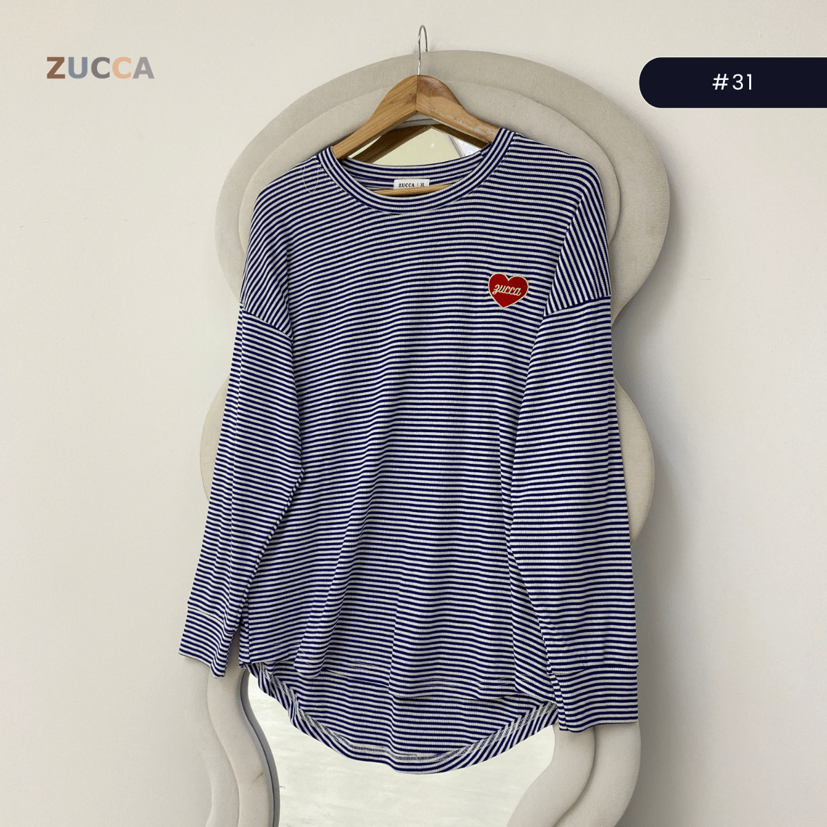 ZUCCA NAZRA CASUAL STRIPE WOMEN BLOUSE - MA200