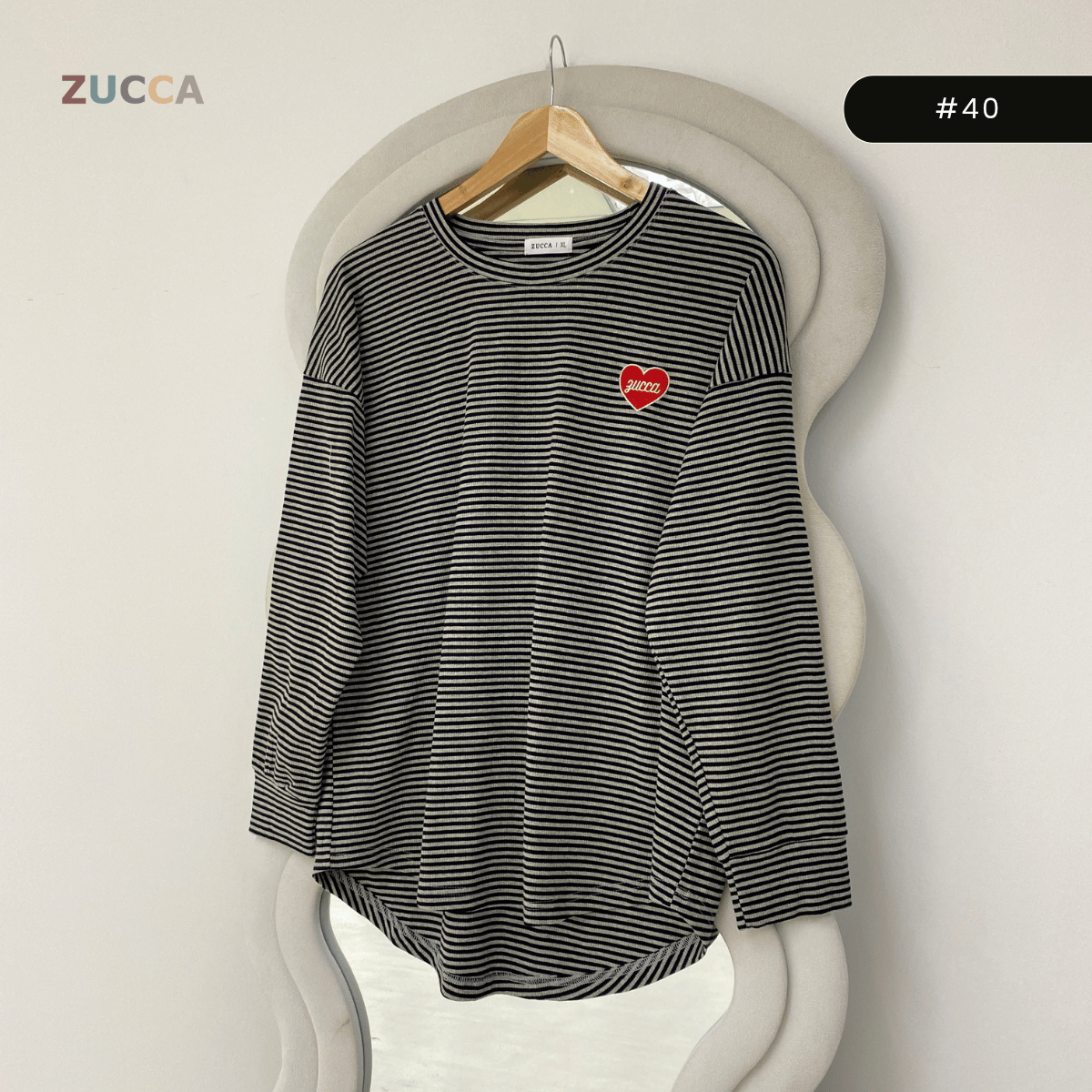 ZUCCA NAZRA CASUAL STRIPE WOMEN BLOUSE - MA200