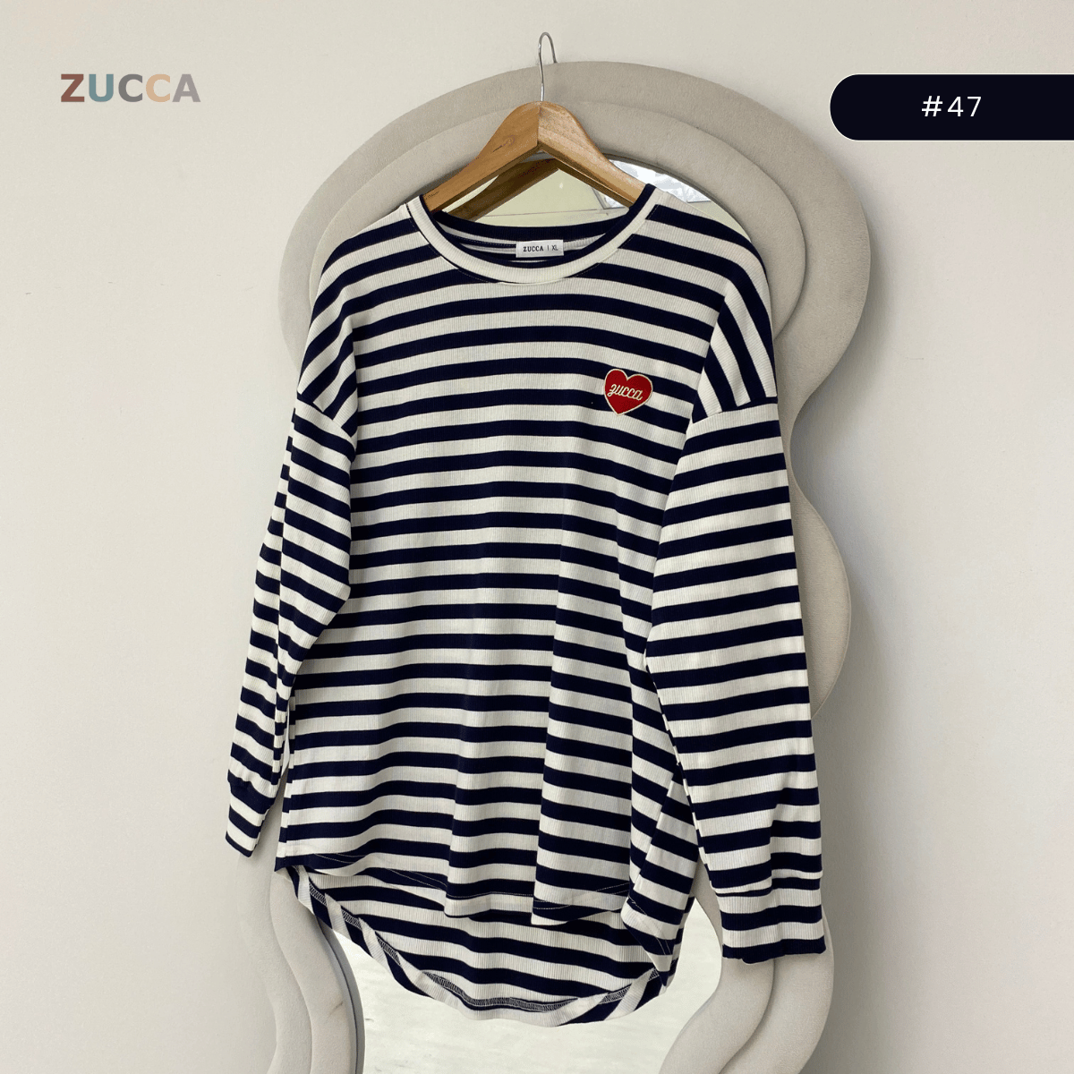 ZUCCA NAZRA CASUAL STRIPE WOMEN BLOUSE - MA200