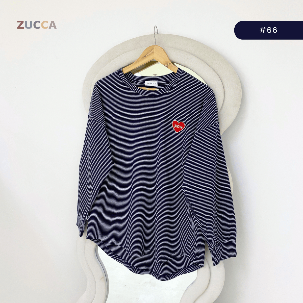 ZUCCA NAZRA CASUAL STRIPE WOMEN BLOUSE - MA200