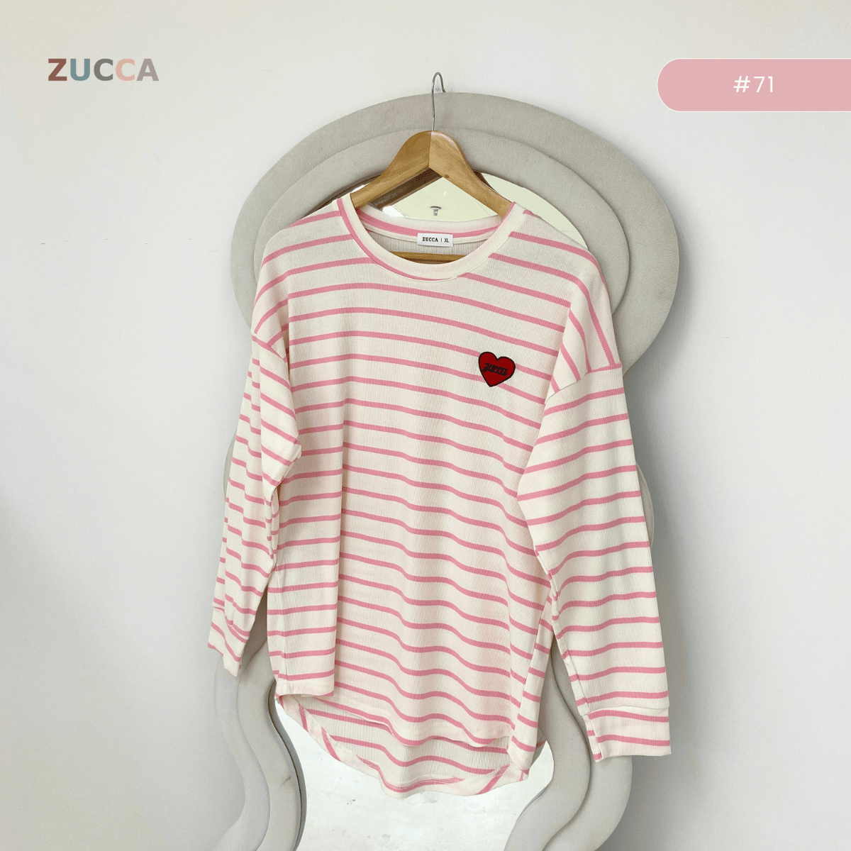 ZUCCA NAZRA CASUAL STRIPE WOMEN BLOUSE - MA200