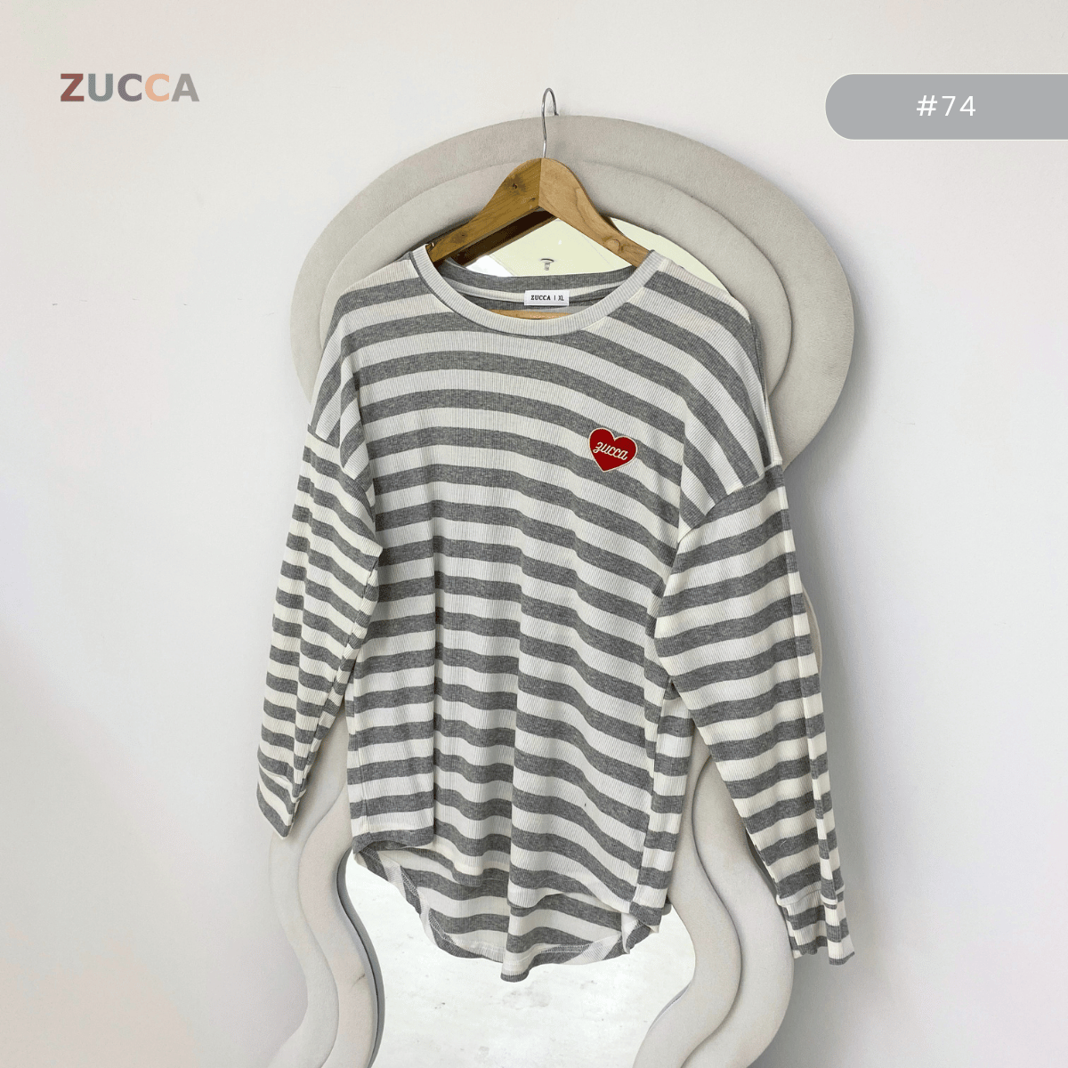 ZUCCA NAZRA CASUAL STRIPE WOMEN BLOUSE - MA200