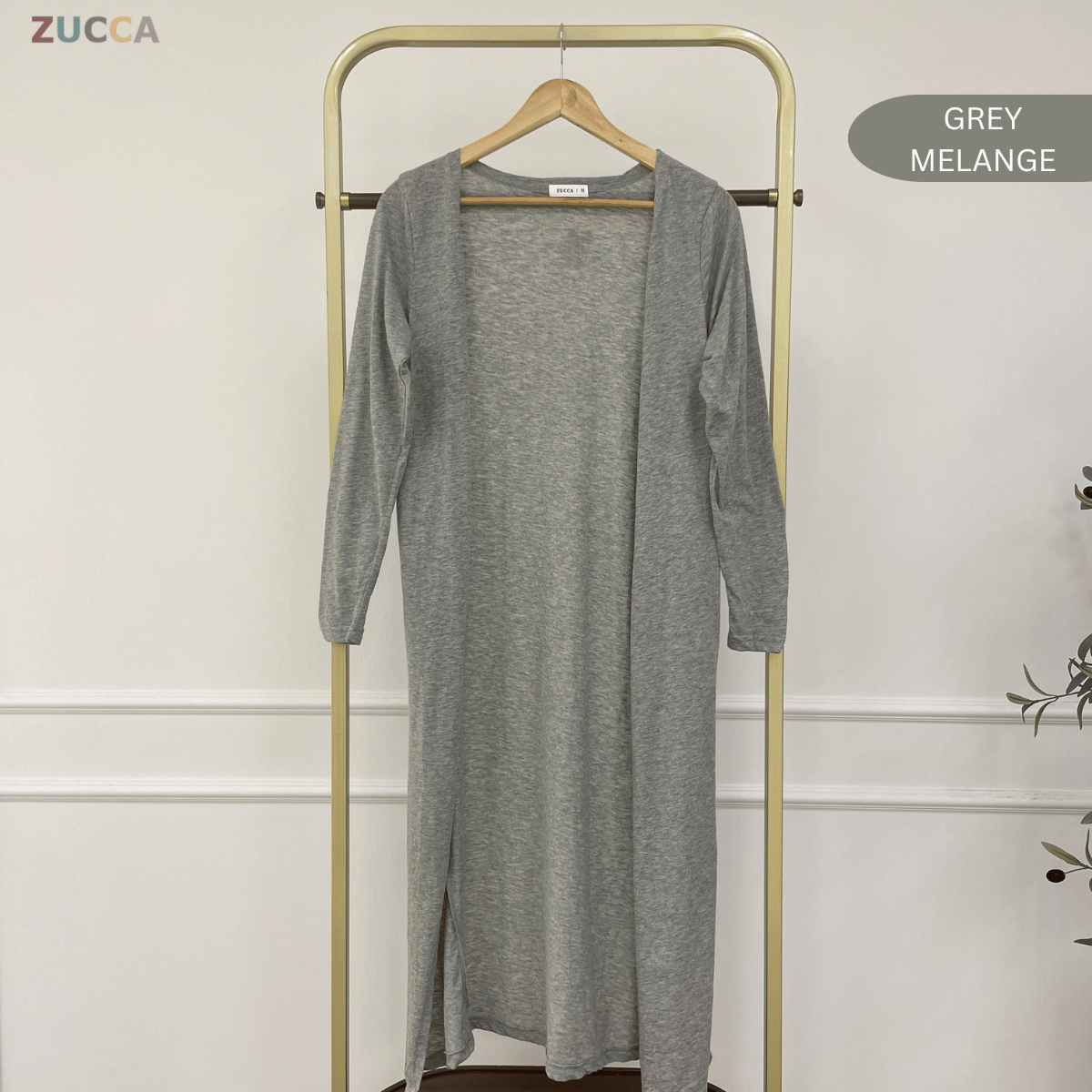 ZUCCA SAIDA LONGLINE FLOW CARDIGAN - MA203 (GN292)