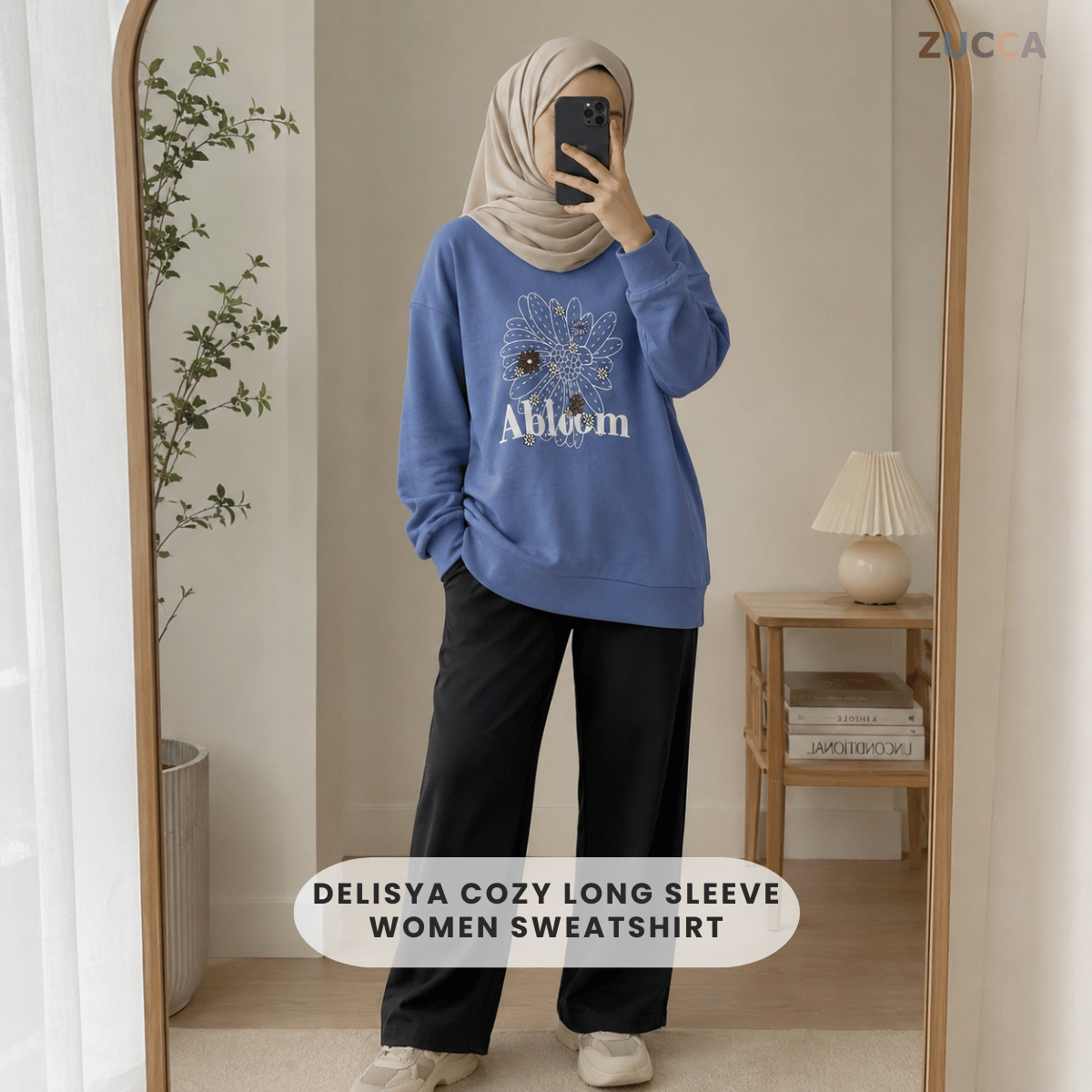 ZUCCA DELISYA COZY LONG SLEEVE WOMEN SWEATSHIRT - MA207