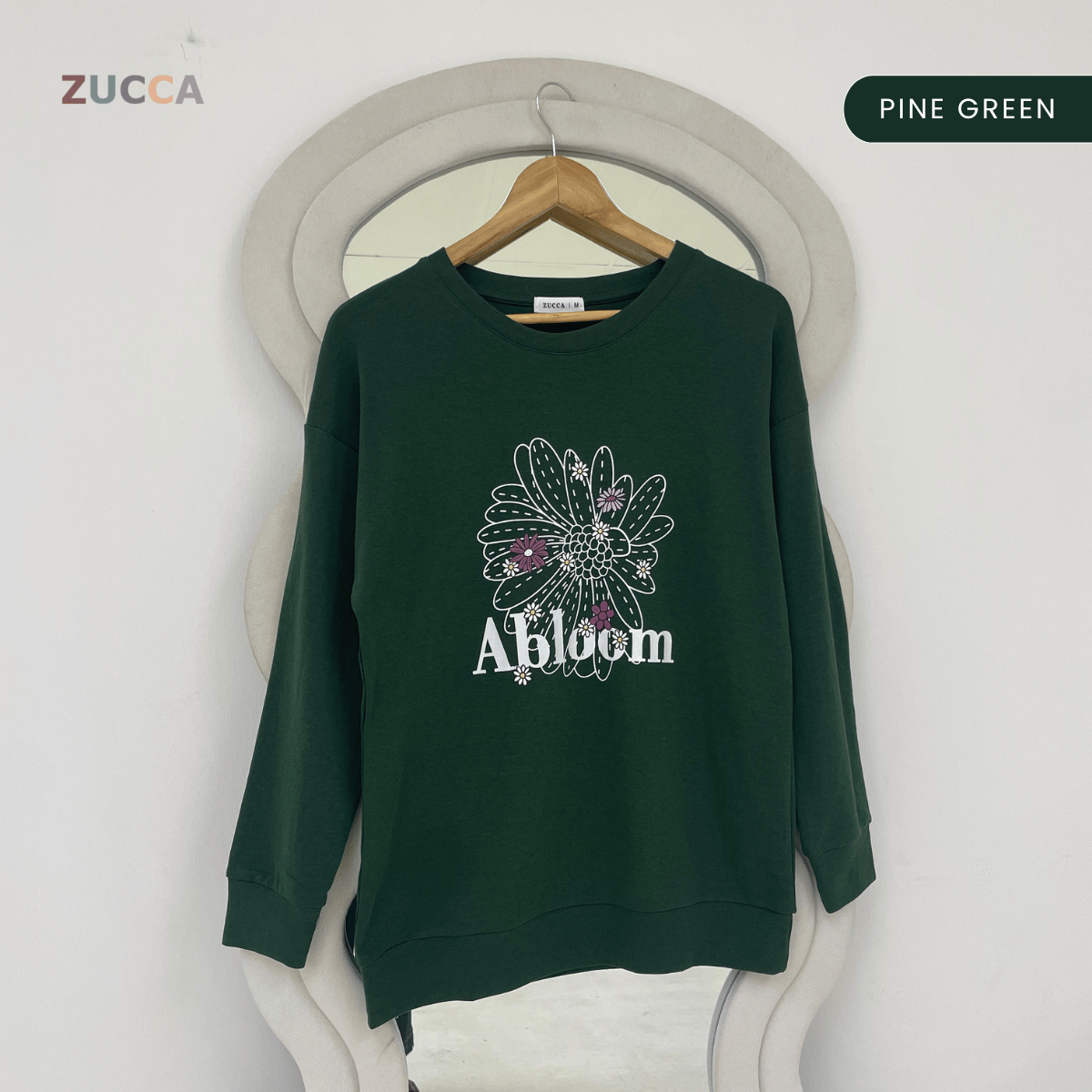 ZUCCA DELISYA COZY LONG SLEEVE WOMEN SWEATSHIRT - MA207