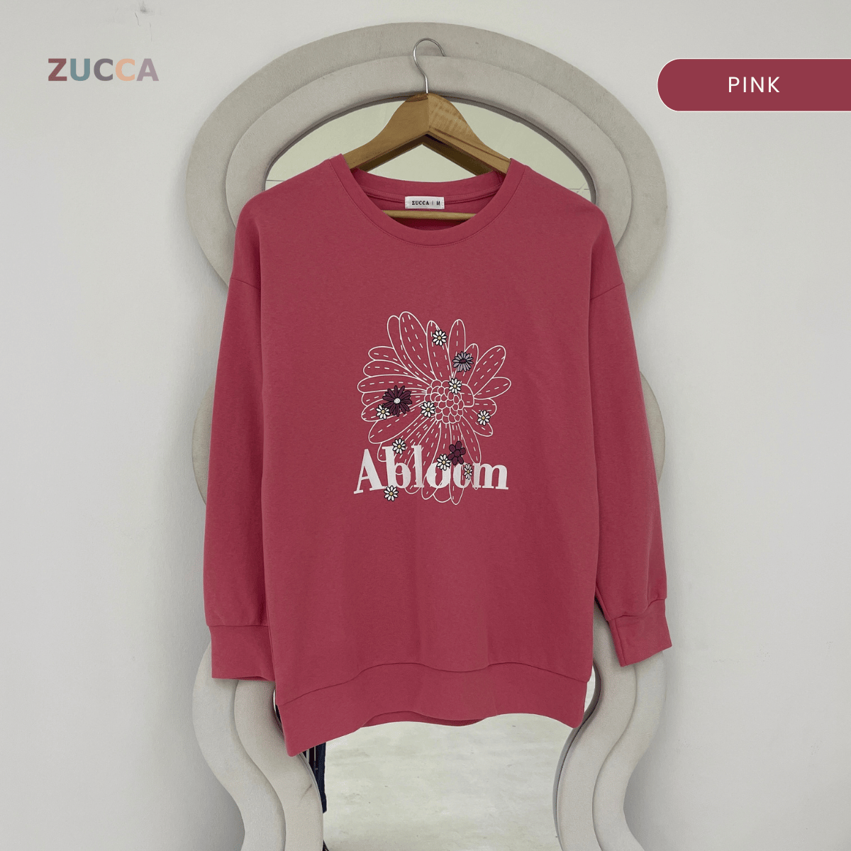 ZUCCA DELISYA COZY LONG SLEEVE WOMEN SWEATSHIRT - MA207