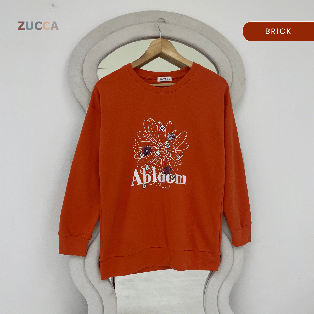 ZUCCA DELISYA COZY LONG SLEEVE WOMEN SWEATSHIRT - MA207
