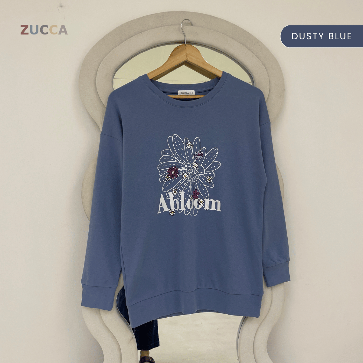 ZUCCA DELISYA COZY LONG SLEEVE WOMEN SWEATSHIRT - MA207