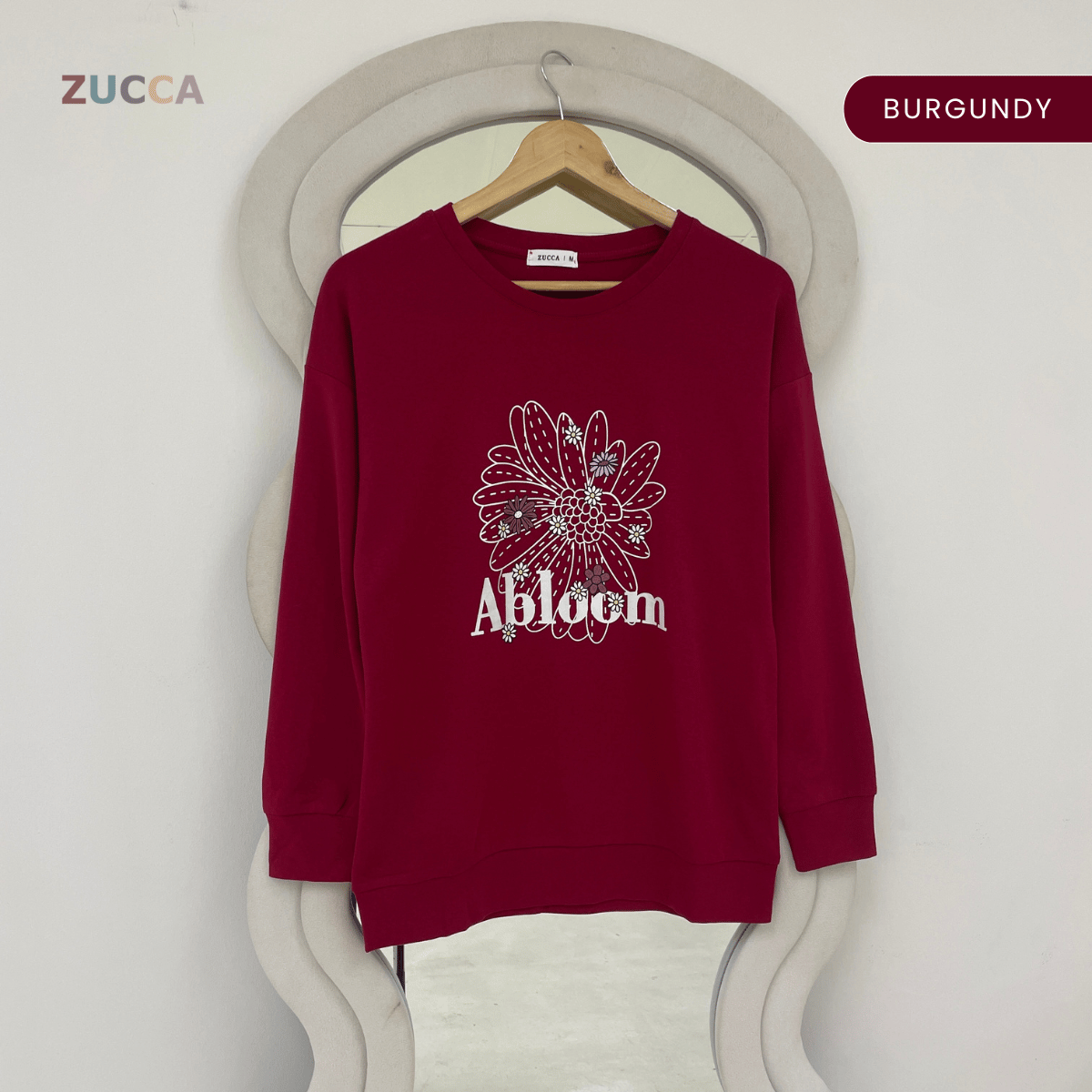 ZUCCA DELISYA COZY LONG SLEEVE WOMEN SWEATSHIRT - MA207