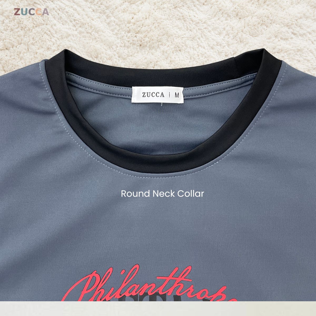 ZUCCA EZZAH VINTAGE BEAR GRAPHIC LONG SLEEVE SWEATSHIRT - MA209