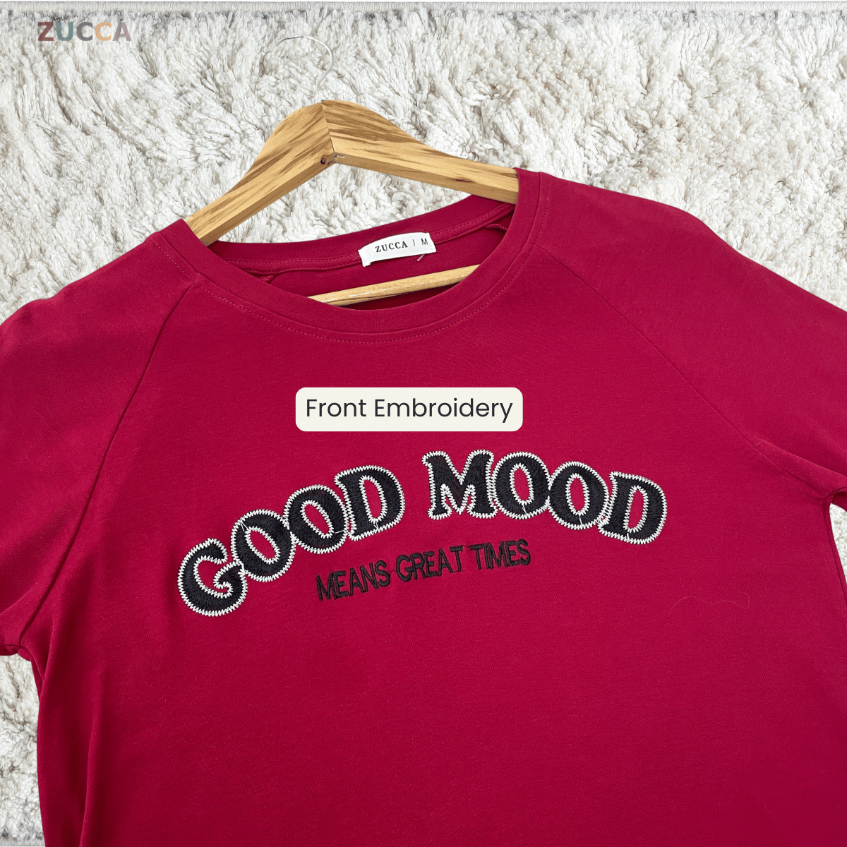 CLEARANCE ZUCCA AKILA EMBROIDERED LONG SLEEVE SWEATSHIRT – MA212
