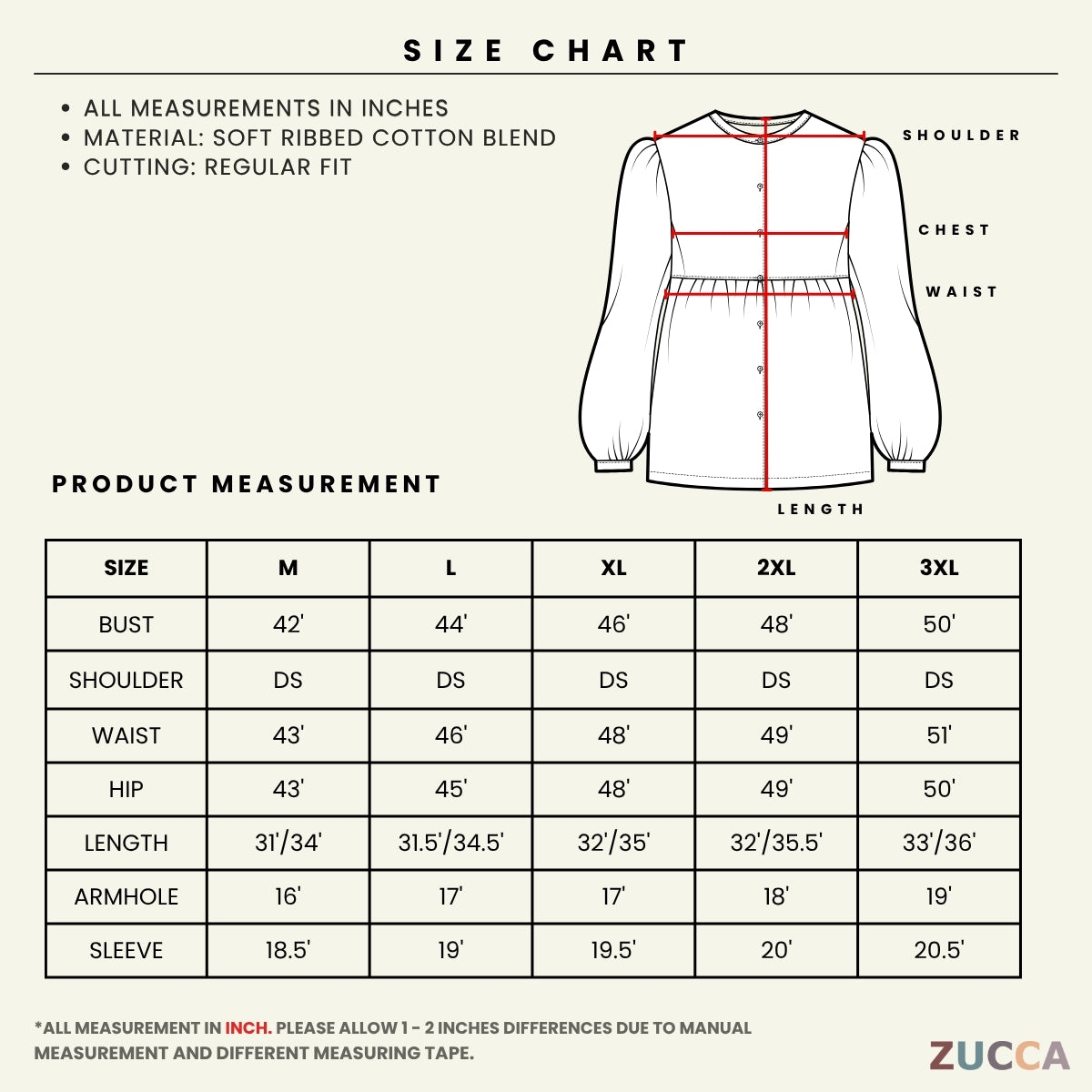 ZUCCA RANIA TEDDY BEAR GRAPHIC LONG SLEEVE MODEST TOP - MA214