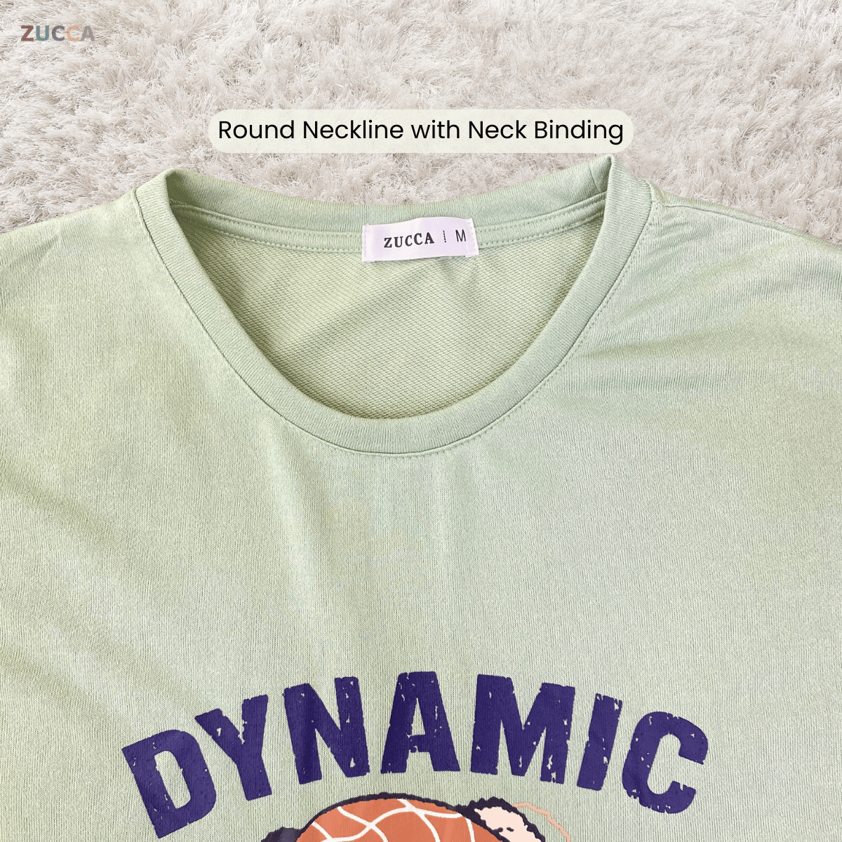 ZUCCA SHEZI DYNAMIC BEAR LONG SLEEVE TOP - MA215