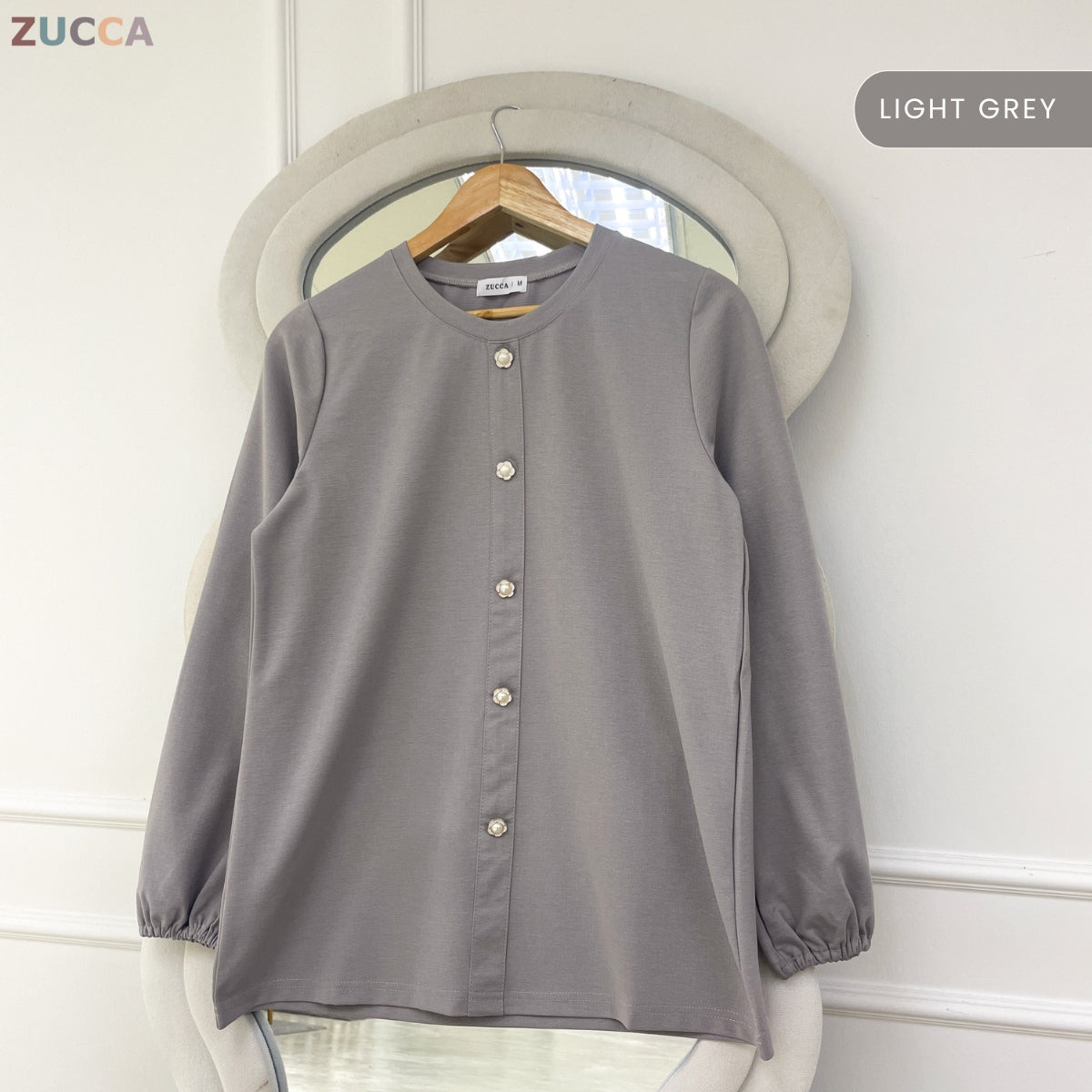 ZUCCA ZAINA CLASSIC MODEST LONG SLEEVE WOMEN BLOUSE - MA219