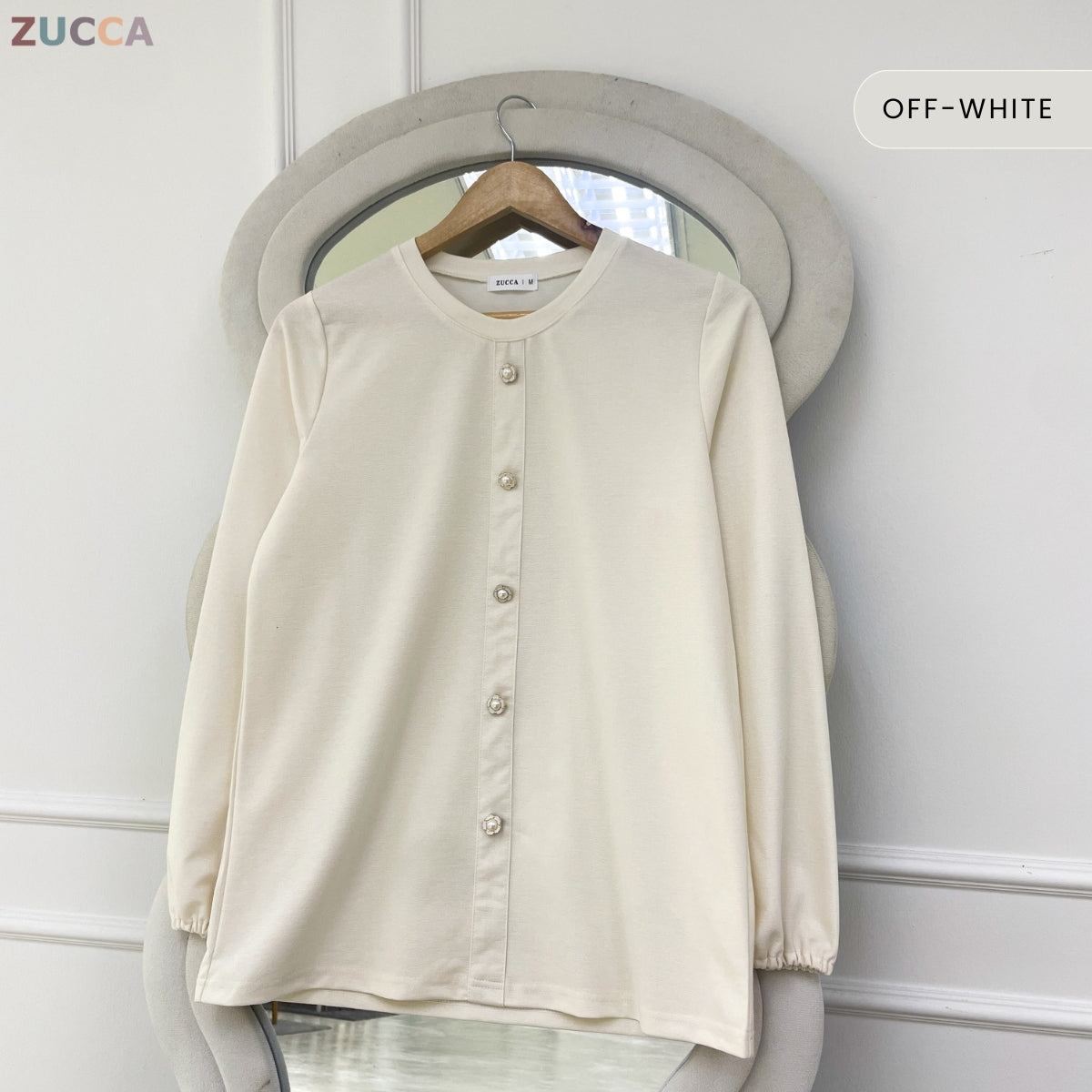 ZUCCA ZAINA CLASSIC MODEST LONG SLEEVE WOMEN BLOUSE - MA219