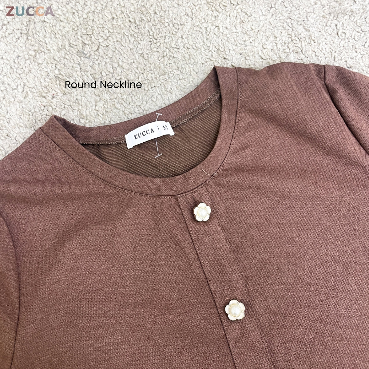 ZUCCA ZAINA CLASSIC MODEST LONG SLEEVE WOMEN BLOUSE - MA219