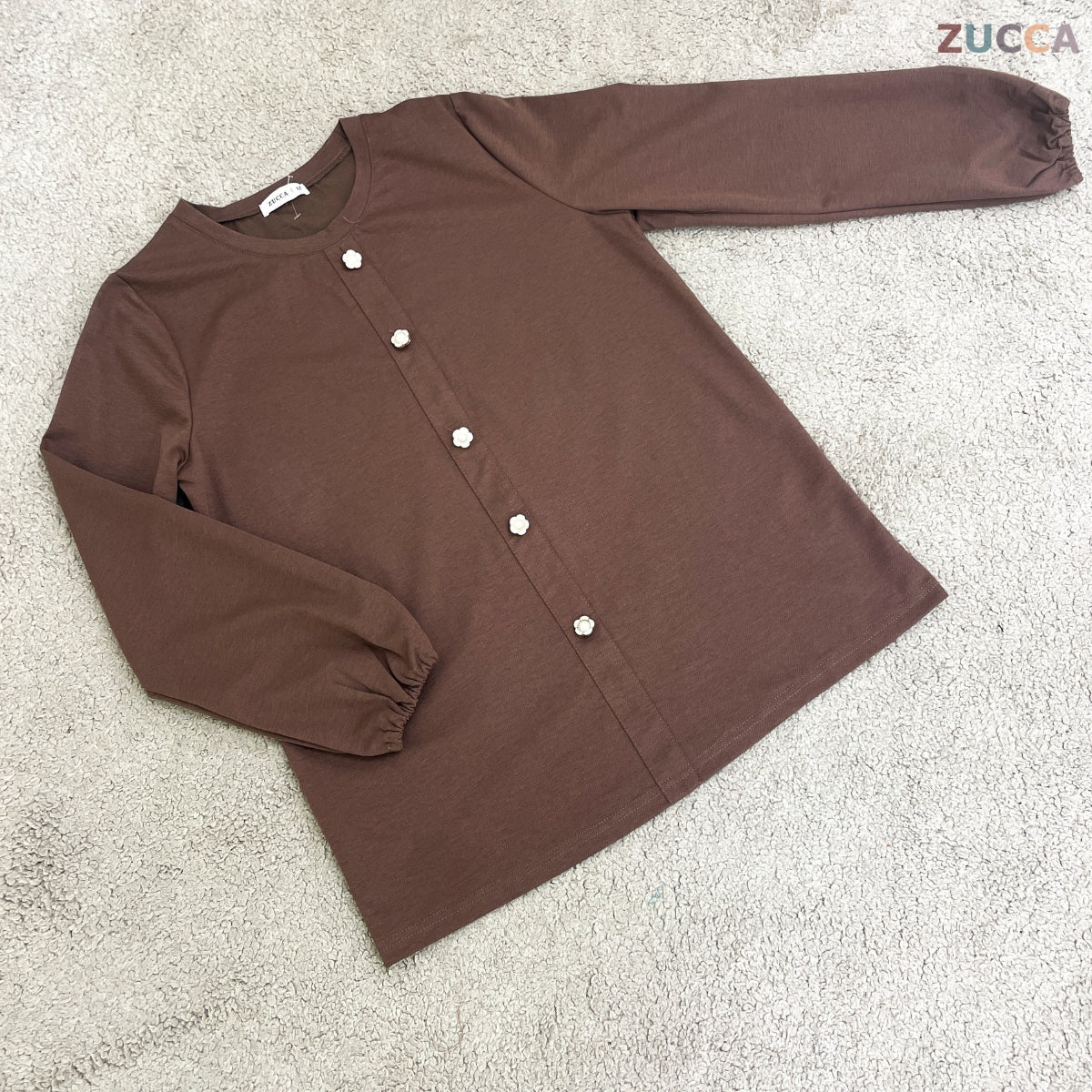ZUCCA ZAINA CLASSIC MODEST LONG SLEEVE WOMEN BLOUSE - MA219