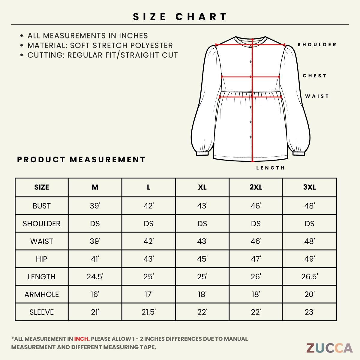 ZUCCA AFIFA CONTRAST PANEL LONG SLEEVE TOP - MA221
