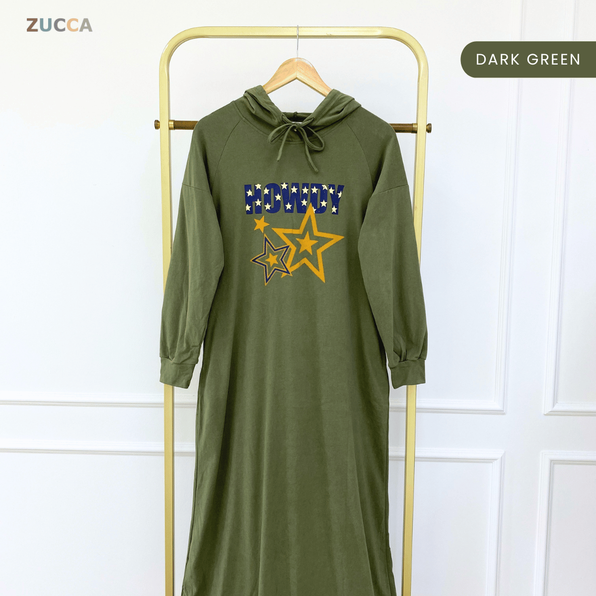 ZUCCA JUWITA RELAXED GRAPHIC LONG DRESS -MA230