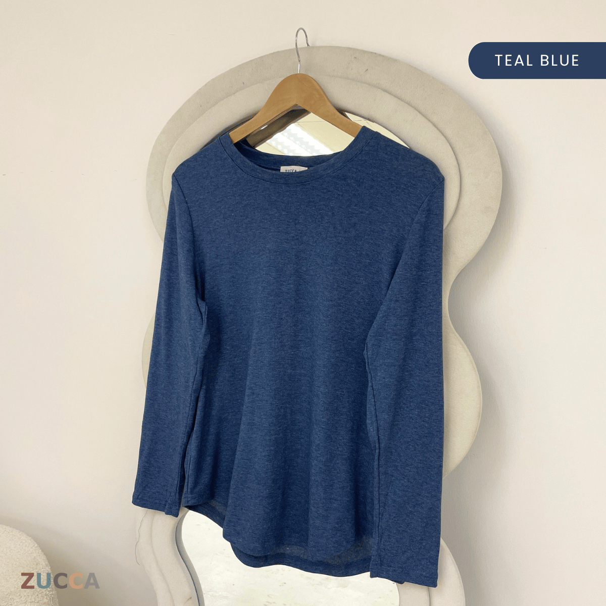 ZUCCA NAWARA RELAXED BUTTON CUFF BLOUSE-MA233