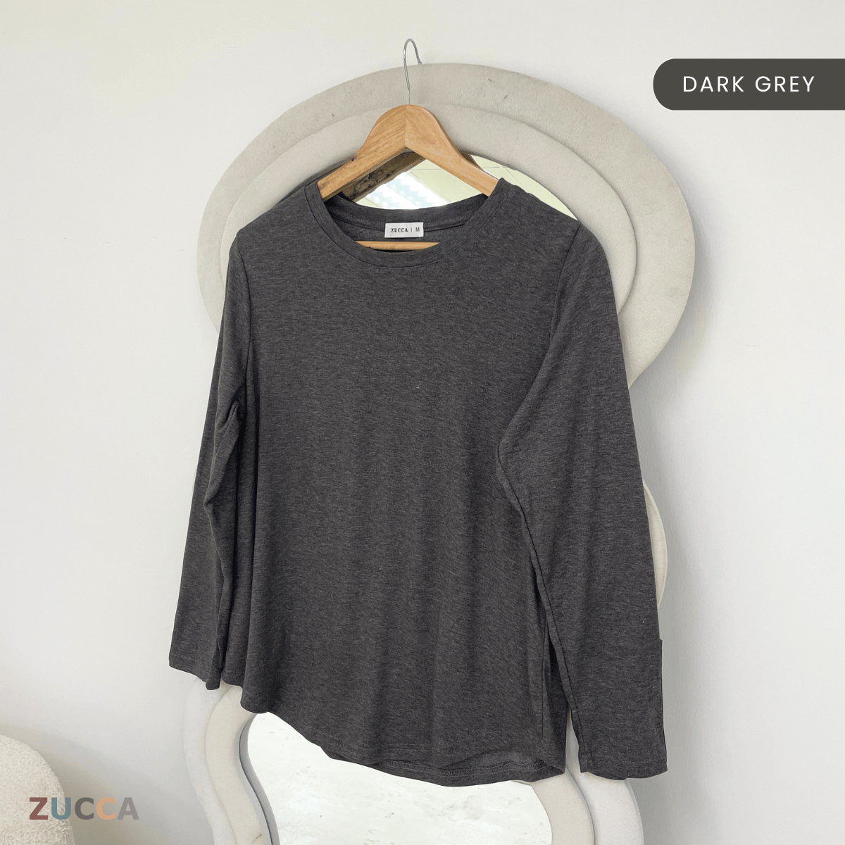 ZUCCA NAWARA RELAXED BUTTON CUFF BLOUSE-MA233