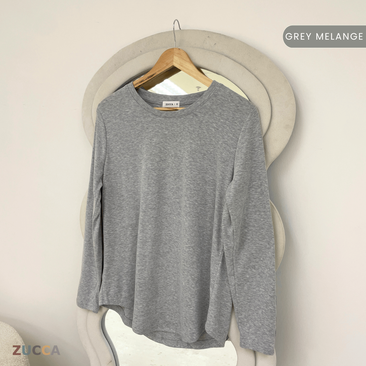ZUCCA NAWARA RELAXED BUTTON CUFF BLOUSE-MA233