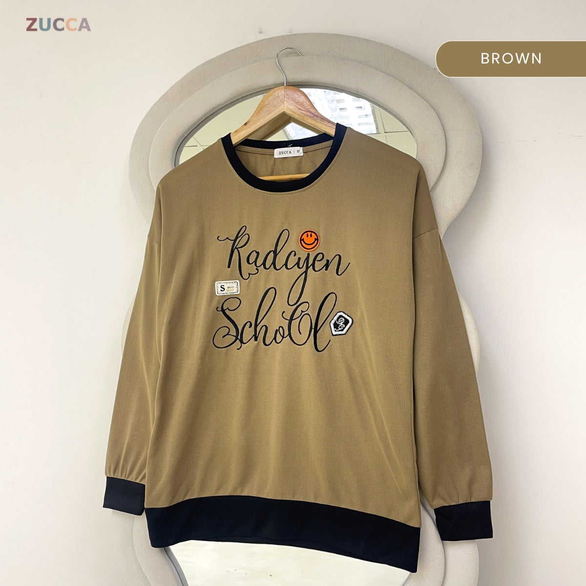 ZUCCA SARINA KASUAL WOMEN SWEATSHIRT LONG SLEEVE - MA236