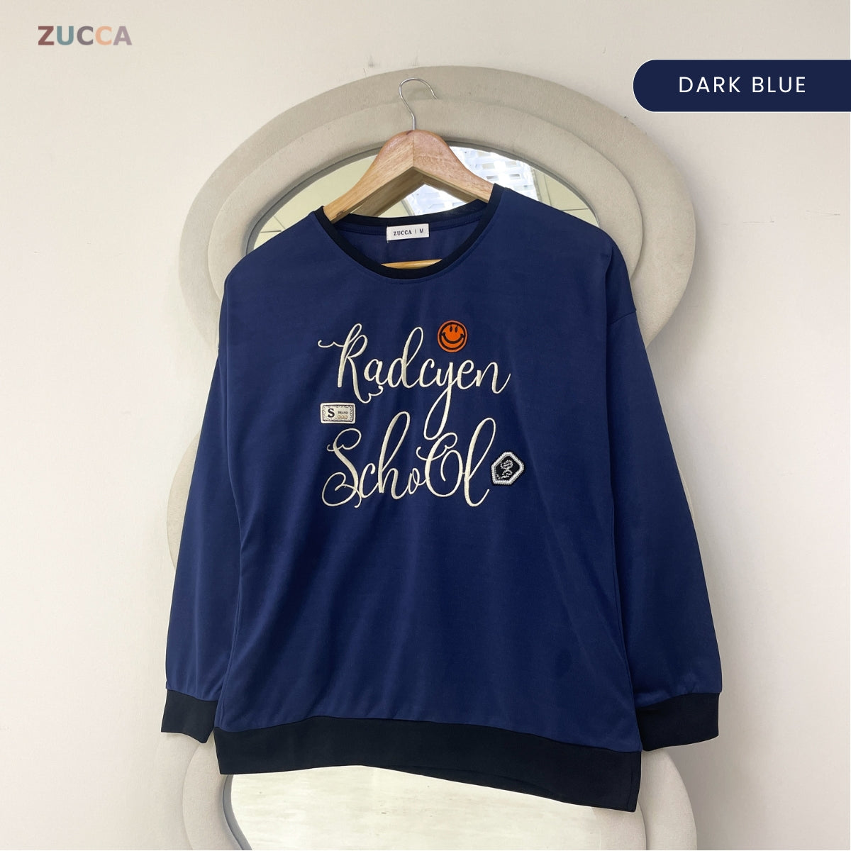 ZUCCA SARINA KASUAL WOMEN SWEATSHIRT LONG SLEEVE - MA236