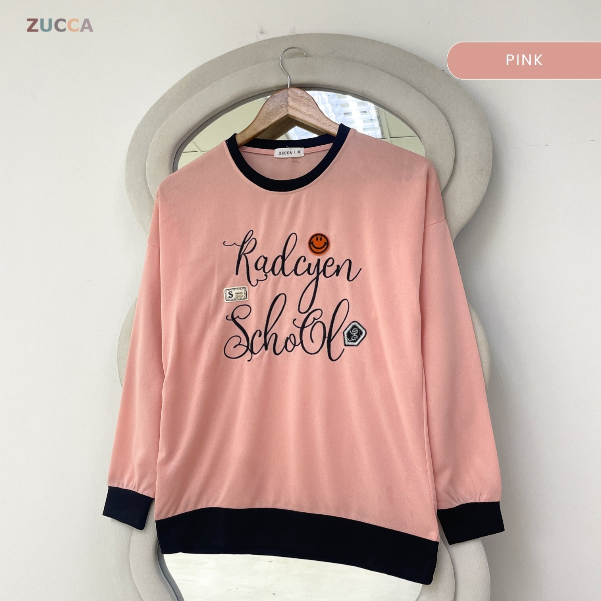 ZUCCA SARINA KASUAL WOMEN SWEATSHIRT LONG SLEEVE - MA236