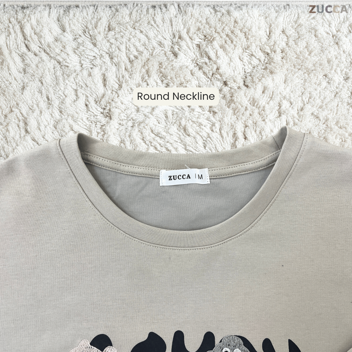 ZUCCA ALUNA CASUAL GRAPHIC SWEATSHIRT - MA242