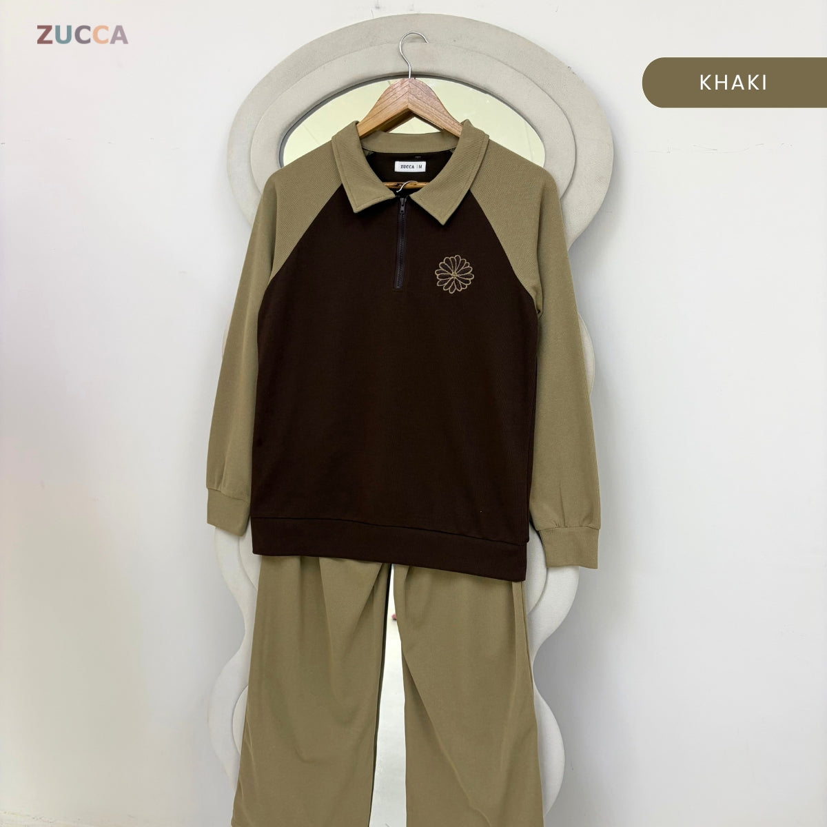 ZUCCA NAURIN TWO TONE RELAXED SET - MA250