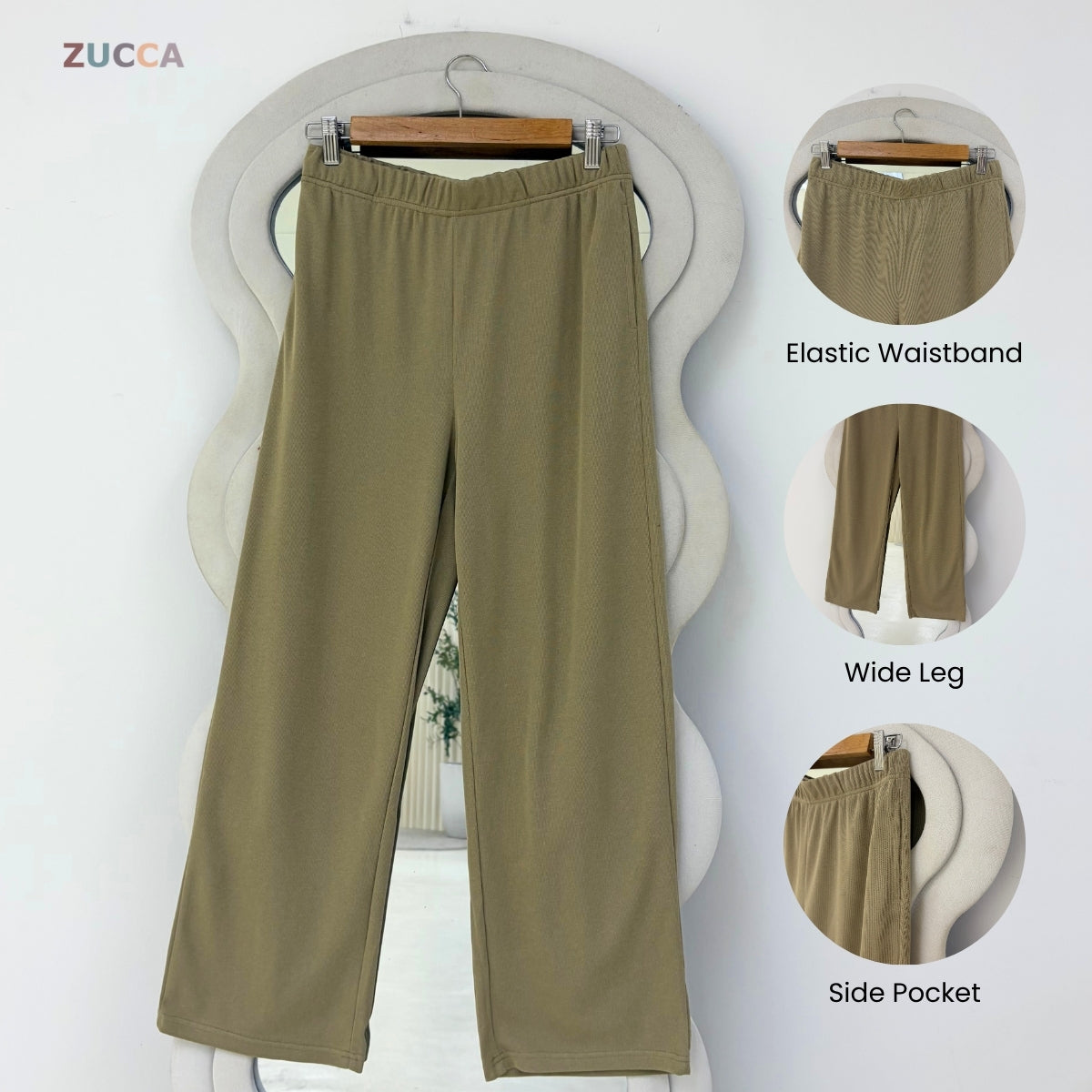 ZUCCA NAURIN TWO TONE RELAXED SET - MA250