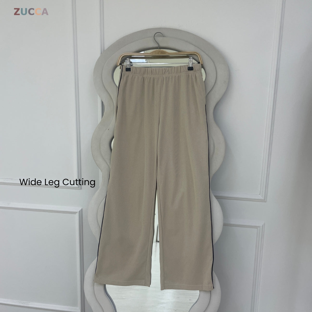ZUCCA SABRINA WOMEN CASUAL LOUNGE SET LONG SLEEVE COLLAR TOP- MA252