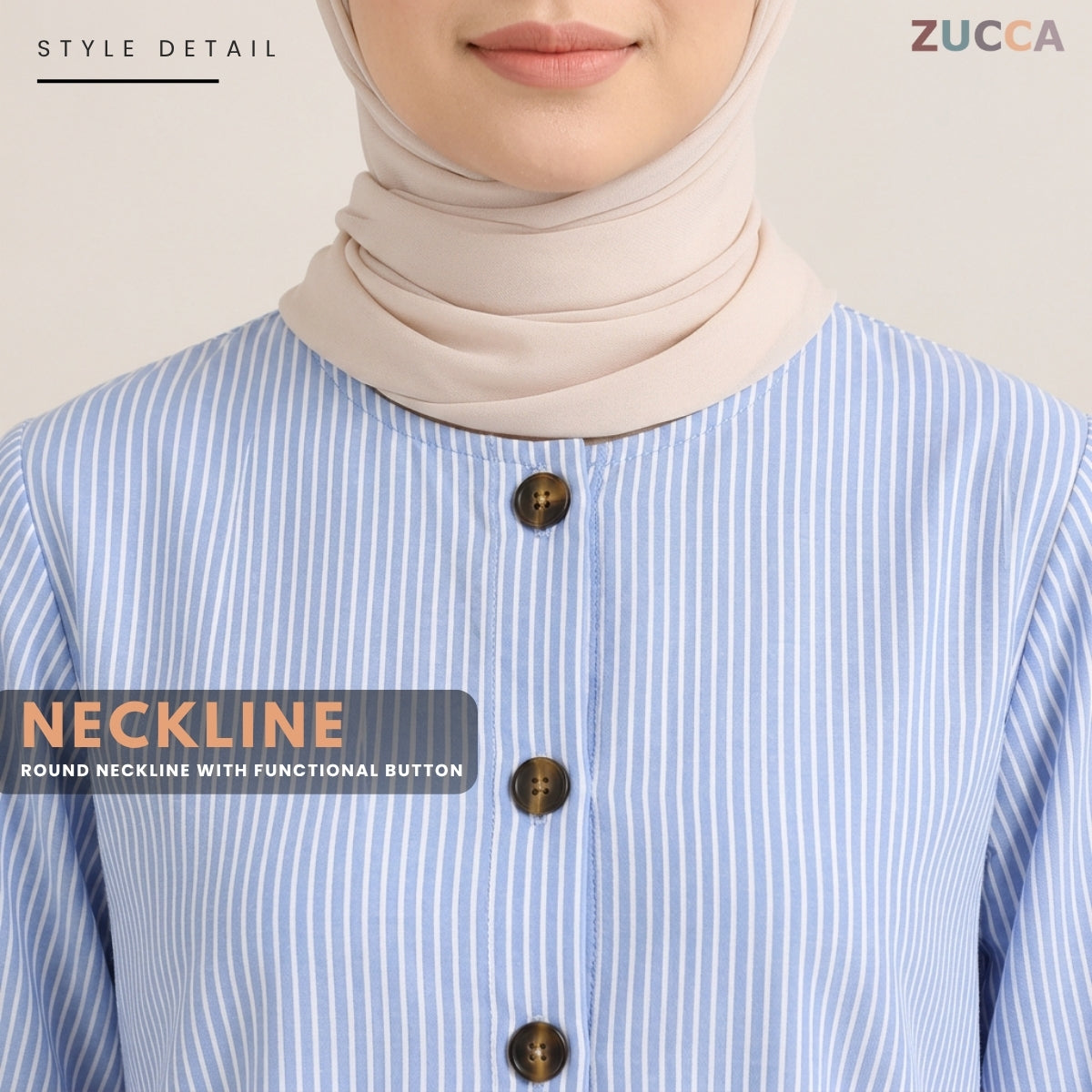 ZUCCA HAIZA KASUAL WOMEN BLOUSE AND SKIRT SET LONG SLEEVE - MA265