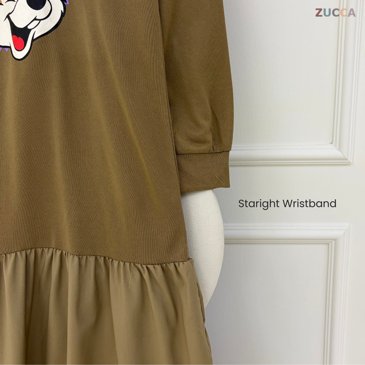 ZUCCA KIARA KASUAL WOMEN LONG RUFFLE DRESS - MA262