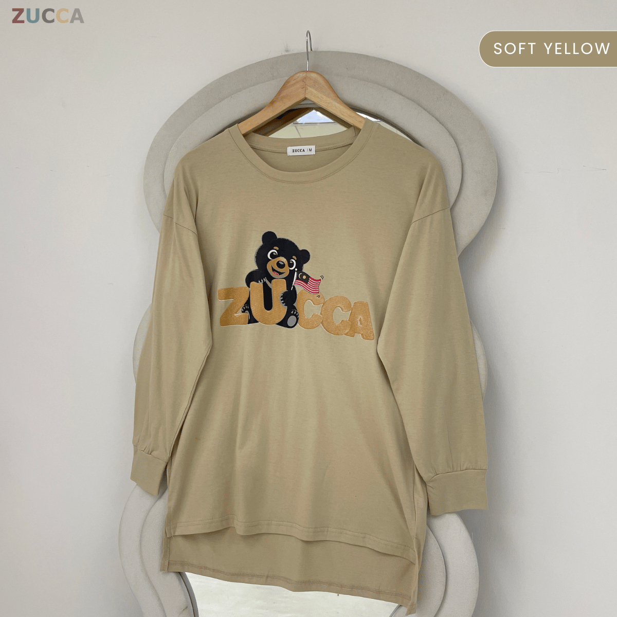 ZUCCA NARISA PATRIOT BEAR CASUAL TOP-MA267