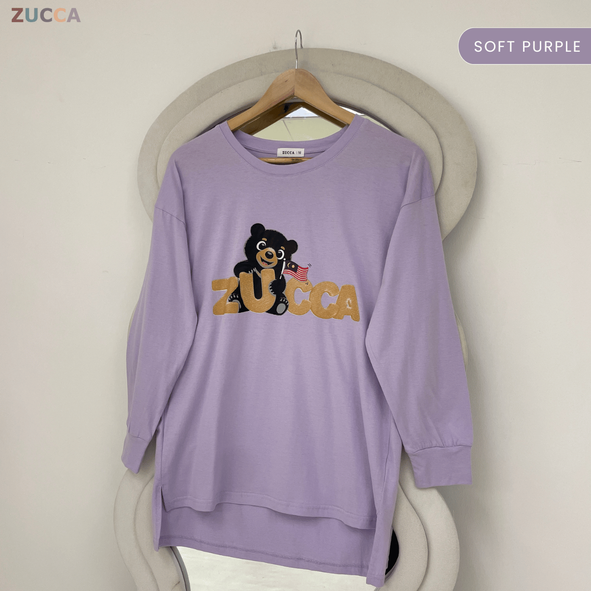 ZUCCA NARISA PATRIOT BEAR CASUAL TOP-MA267