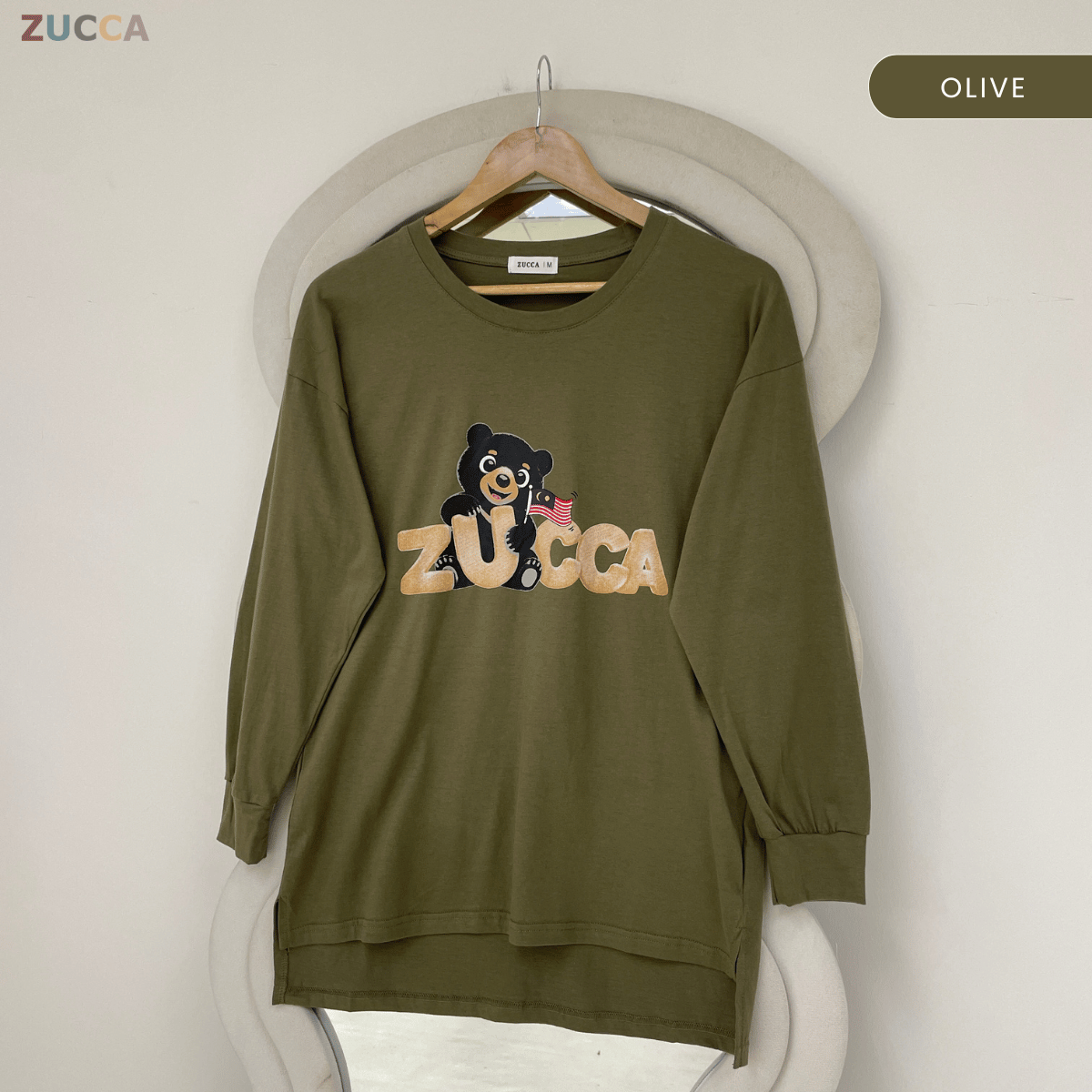 ZUCCA NARISA PATRIOT BEAR CASUAL TOP-MA267