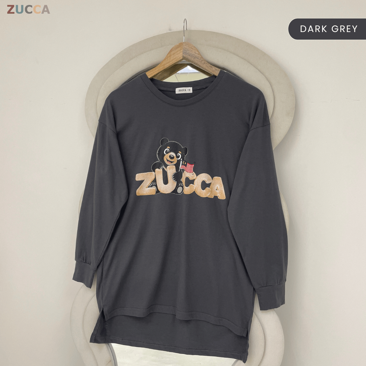 ZUCCA NARISA PATRIOT BEAR CASUAL TOP-MA267